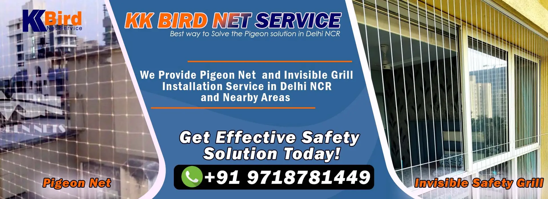 KK Bird Net Service banner